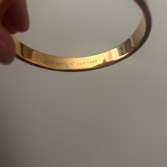 Kate Spade “Flying Colors” Striped Colorful and Gold Bangle Bracelet - Picture 3 of 3